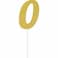Creative Converting- Cake Topper Gold Glitter #0< >Gold< >