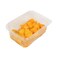 Cut Sliced Mango Round Plate