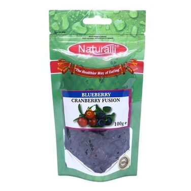 Naturalli Fusion of Dried Blueberry And Cranberry 100g
