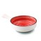 Porceletta Color Glaze Porcelain Serving Pan,Red