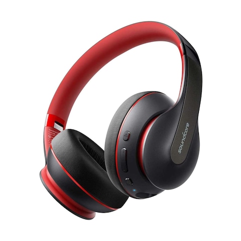 Anker Soundcore Life Q10 Bluetooth Wireless Headphone Over-Ear Foldable Black/Red