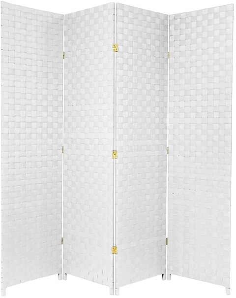 SHOWAY Room Divider Foldable, Folding Room Partitions Separator for Living Room/Office, Room Dividers and Folding Privacy Screens, 4 Panel, (200*180cm)