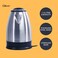 Clikon Stainless Steel Electric Kettle, Silver, Ck5125