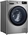 LG 10.5 KG Front Load Washing Machine 1400 RPM Steam+&trade;, With AI DD Technology Color Silver Model - F4V5RYP2T