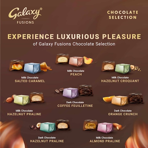 Galaxy Fusions Chocolate Selection 271.2g