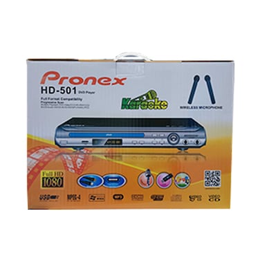 Pronex DVD Karaoke HD501 + 2 Wireless Microphones