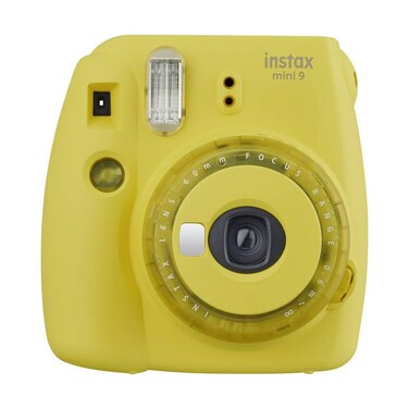 Fujifilm Instax Mini9 Instant Camera with Film Clear Yellow