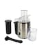 Sonashi Powerful Juicer Extractor 1.8 L 850 W Spj-501(Vde), Black/Silver/Clear