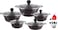 Dessini Granite Cooking Pot Set With Kitchen Tools 17 Pcs