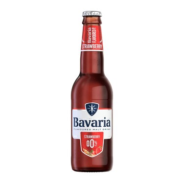 Bavaria Holland Strawberry Flavoured Non-Alcoholic Malt Beverage - 330 ml