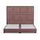 In House Berlin Linen Bed Frame - Single - 200x90cm - Dark Pink
