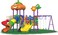 Rainbow Toys - Outdoor Children Playground Set Garden Climbing frame Swing Slide 6.8 * 4 * 3.2 Meter RW-12012