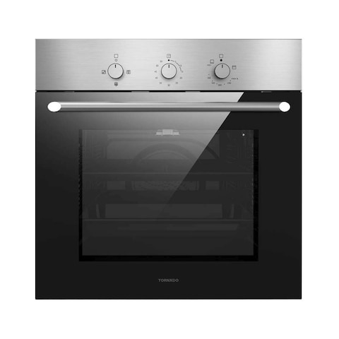 Tornado Stainless Steel Built-in Gas Oven - 67 Liters - GO-VM60CSU-S