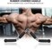 ULTIMAX V Rubber End Cable Machine Attachment Barbel Machine Cable Attachment Pro Grip Revolving Non Slip Handle Bar Pro Grip Revolving pull down Lat Bar-Silver, for Bicep Tricep