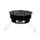 Royalford Round Barbeque Stands With Grill, Foldable, Rf10356 - Durable Iron Construction Larger Grilling Area, Folding Camping Picnic Garden Festival Cooker