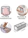 Generic 3 Pieces Underwear Organizer Sort Drawer Nylon Divider For Folding Ties