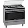 Siemens 5 Burners Free Standing Gas Cooker HG73G6357M Silver 90x60cm