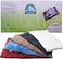 Memory foam prayer mat with a silky feel black