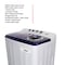 Nobel 20 KG Washing / 10 KG Spin Capacity Twin-tub Semi-Automatic Washer, Gentle Care for Textiles, Child-Lock Safety, Efficient Operation NWM2010 White