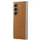 Samsung Vegan Leather Case Cover for Galaxy Fold6 Brown