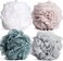 SHOWAY Large Bath Shower Sponge Pouf Loofahs: 4 Packs Each Eco-friendly Exfoliating Mesh Brush Pouf Bath Shower Ball Sponge-Exfoliate, Cleanse, Soothe Skin