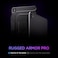 Spigen Rugged Armor Pro designed for iPad Pro 13 inch case cover (2024) M4 with Pencil Holder - Black