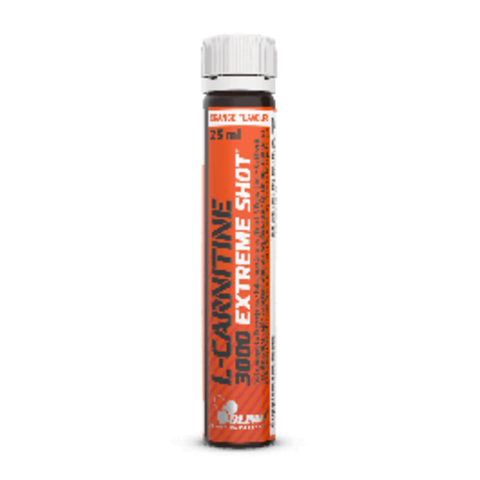 OLIMP L-CARNITINE 3000 EXTREME SHOT - 25 ML AMPOULE ORANGE FLAVOUR