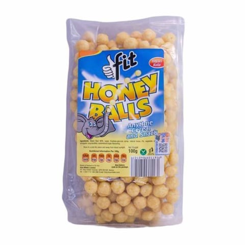 Fit Cereal Honey Balls 100G