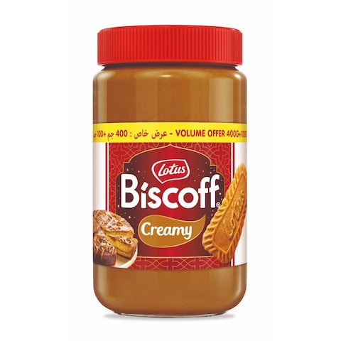 Lotus Biscoff Creamy Biscuit Spread, 500g
