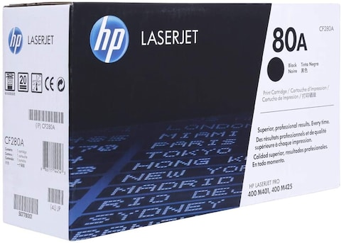 HP Toner Cartridge - 80A, Black