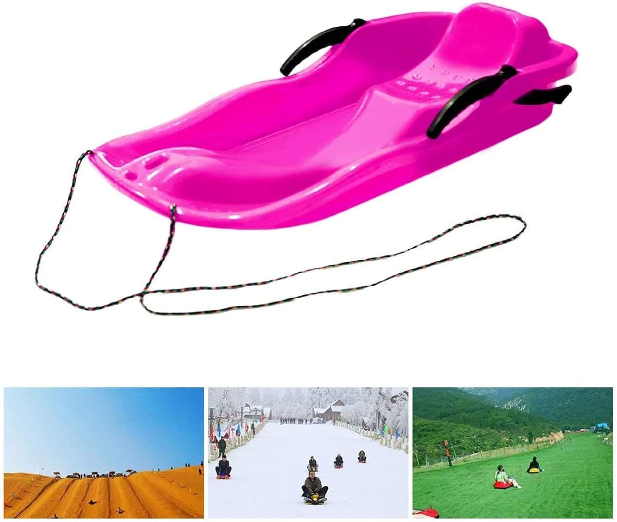 Buy Outdoor Sports Plastic Skiing Boards Sand Board Snowboard With Rope ...