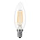 Generic-4W LED Light Bulb 2700K Warm White E14 Base Candelabra Bulb LED Lamp 40W Equivalent Clear Filament Vintage Style LED Light Bulb