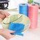 Marrkhor 4 Rolls Kitchen Disposable Cleaning Towels, Light Thin Nonwoven Cloth Reusable Dish Cloth Napkin Rag, Cleaning Wipe, 50 Sheets/Roll, Random Color