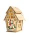 Wooden Christmas Ornaments with Lights - Festive Indoor Holiday Decorations (Snowman)