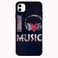 Theodor - Apple iPhone 12 Mini 5.4 inch Case I Love Music Flexible Silicone
