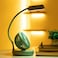 2-in-1 LED Desk Lamp with Mini Fan, Flexible Neck, OMF1827, USB Charging, 3 Dimmable Brightness Option with 3 Speed Fan, Ideal for Table, Desk, Home, Office &amp; More