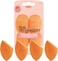 Real Techniques Miracle Complexion Sponge (Pack Of 4), Orange, 4 Sponges