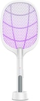 Generic Nukcc Electric Fly Swatter, 2 In 1 Electric Fly Swatter &amp; Mosquito Lamp 3000V High Voltage Portable Mosquitoes Trap With Uv Ray &amp; Electric Shock Rechargeable Mosquito Killer Lamp