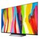 LG OLED evo TV 77 Inch C2 series, New 2022, Cinema Screen Design 4K Cinema HDR webOS22 with ThinQ AI Pixel Dimming - OLED77C26LA