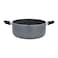 Delcasa Granitecoted Casserole With Glass Lid 28Cm
