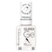 Rimmel London Super Gel French Manicure Nail Polish 090 Porcelain 12ml