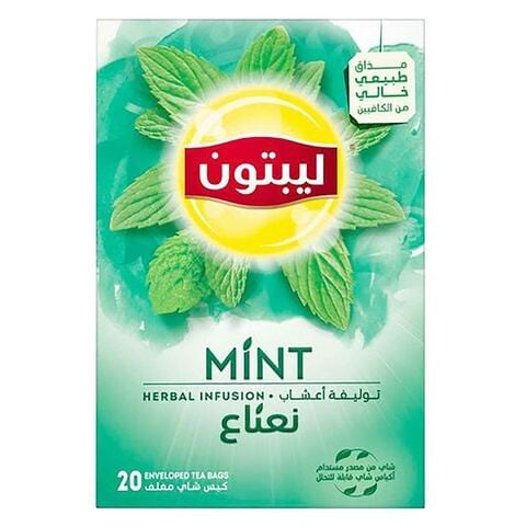 Lipton Herbal Infusion Tea Mint 20 Teabags