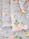 KLUB LINEN King Comforter 4PC Set Jasmine Blossom 144TC Poly Cotton Printed Design