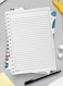 Lowha Spiral Notebook With 60 Sheets And Hard Paper Covers With Sea Shells Design, For Jotting Notes And Reminders, For Work, University, School