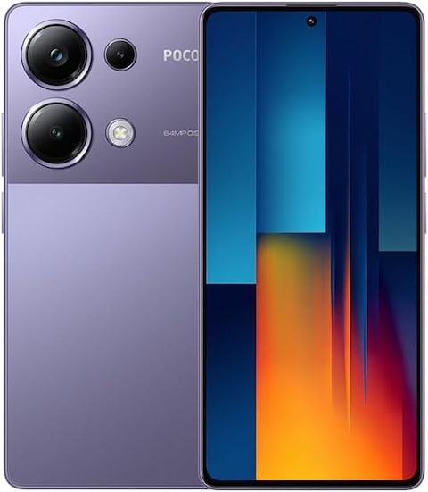 Xiaomi Poco M6 Pro, 12GB RAM, 512GB, Purple (Helio G99 High Performance Processor, 6.67&quot;FHD+ POLED 120Hz Punch-Hole Display, 67W Turbo Charging, 64MP OIS AI Triple Camera 16MP Selfie)