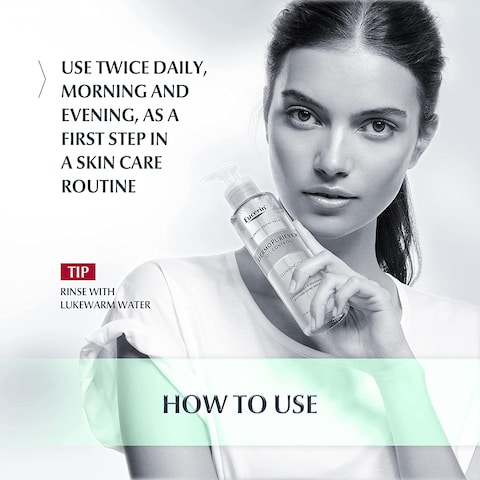 Eucerin Dermopurifyer Cleansing Gel, 200 ml, White