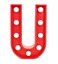 LED Marquee Letter Light Sign Wooden Red (U) 25cm