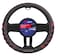 Sparco Universal Steering Wheel Cover 38Cm Black/Blue
