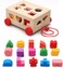 Womdee Shape Sorter Toy, Building Toys Children Educational Building Blocks Toys For Babies Early Educational Game Toy Toddlers Birthday Gifts
