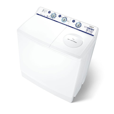 Hitachi Top Load Washing Machine Semi-Automatic 14kg PS1405SJ White